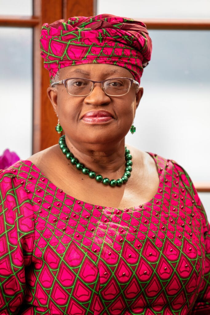 Dr Ngozi Okonjo-Iweala is the seventh Director-General of the WTO. She is the first woman and the first African to serve as Director-General. Her first term of office was from 1 March 2021 to 31 August 2025. Following her reappointment as Director-General on 29 November 2024, Dr Okonjo-Iweala began her second four-year term on 1 September 2025.