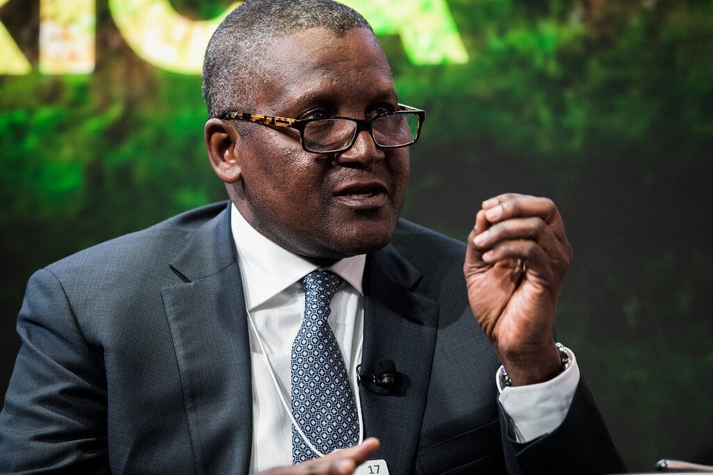 Aliko Dangote, President and Chief Executive, Dangote Industries, Nigeria at the Annual Meeting 2017 of the World Economic Forum in Davos, January 17, 2017Copyright by World Economic Forum / Jakob Polacsek