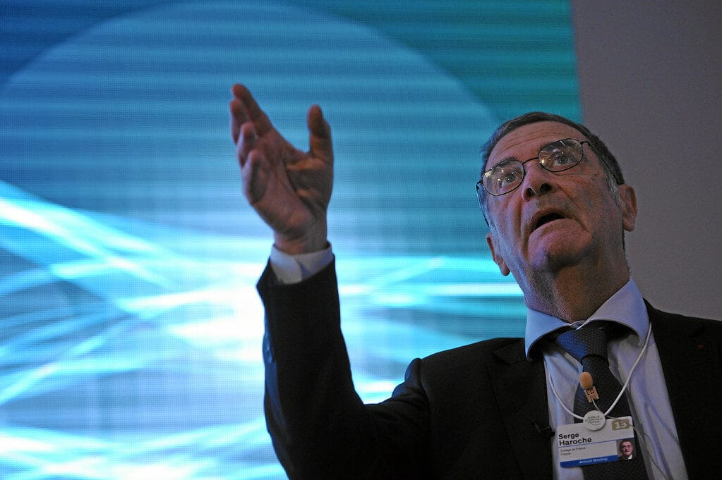 All African Nobel Prize Winners 24 DAVOS/SWITZERLAND, 25JAN13 - Serge Haroche, Professor and Chair, Quantum Physics, College de France, France talks during the session 'Our Quantum World' at the Annual Meeting 2013 of the World Economic Forum in Davos, Switzerland, January 25, 2013.