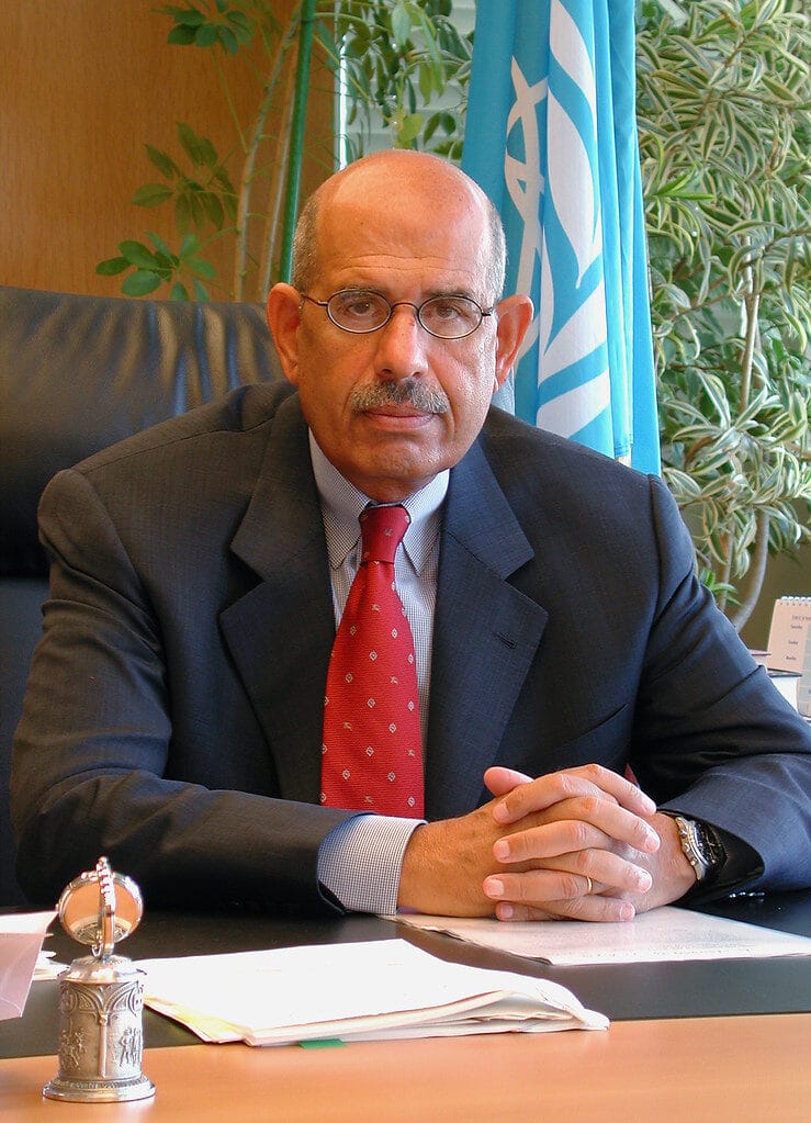All African Nobel Prize Winners 20 Mohamed ElBaradei (01410018)
IAEA Director General Mohamed ElBaradeiCopyright: IAEA ImagebankPhoto Credit: Dean Calma / IAEA