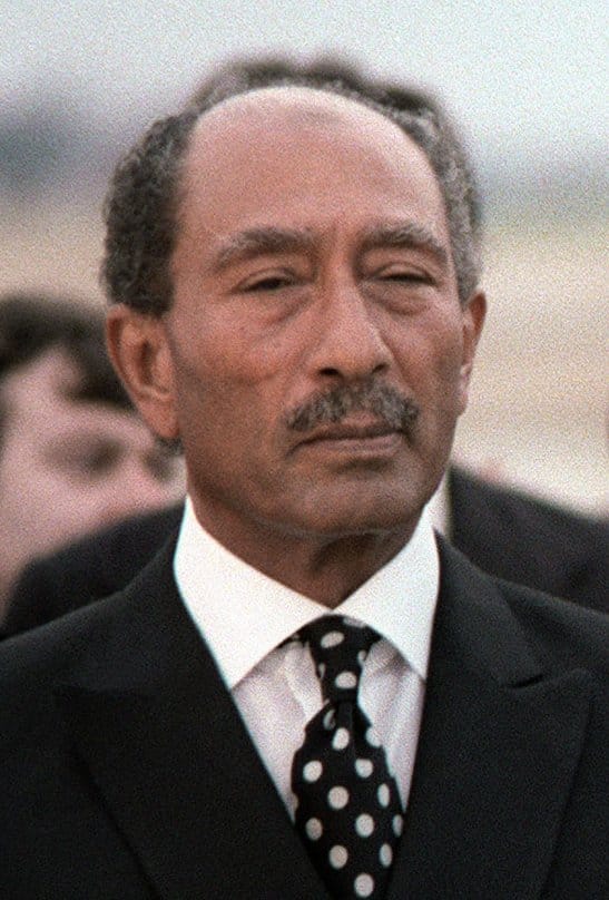 All African Nobel Prize Winners 4 First Egyptian and North African to win a Nobel Prize. President Anwar Sadat of Egypt upon his arrival in the United States for a visit. Photograph taken at Andrews Air Force Base. Taken on 1 January 1980