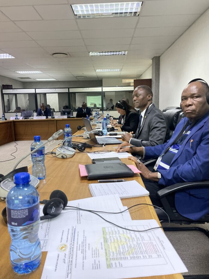 presentation by the Executive Secretary and head of the Secretariat of the African Commission on Nuclear Energy, AFCONE, Dr Collins Omondi, at a sitting of the Committee on Transport, Communications, Science and Technology today at the PanAfrican Parliament.