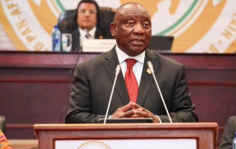 President Ramaphosa address at the PanAfrican Parliament
